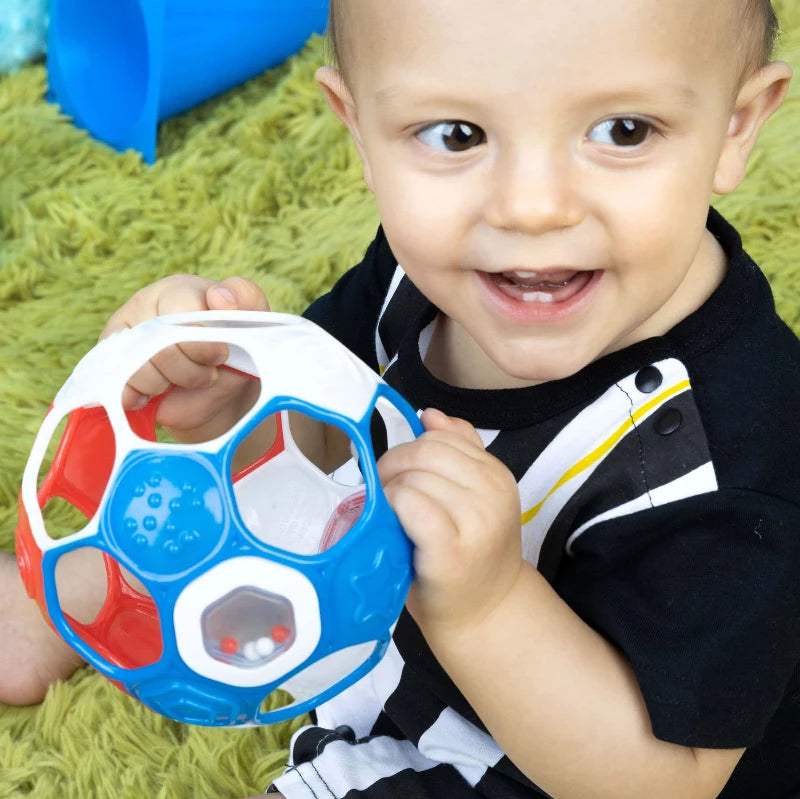 Soccer Oball - fodbold (rød/hvid/blå)