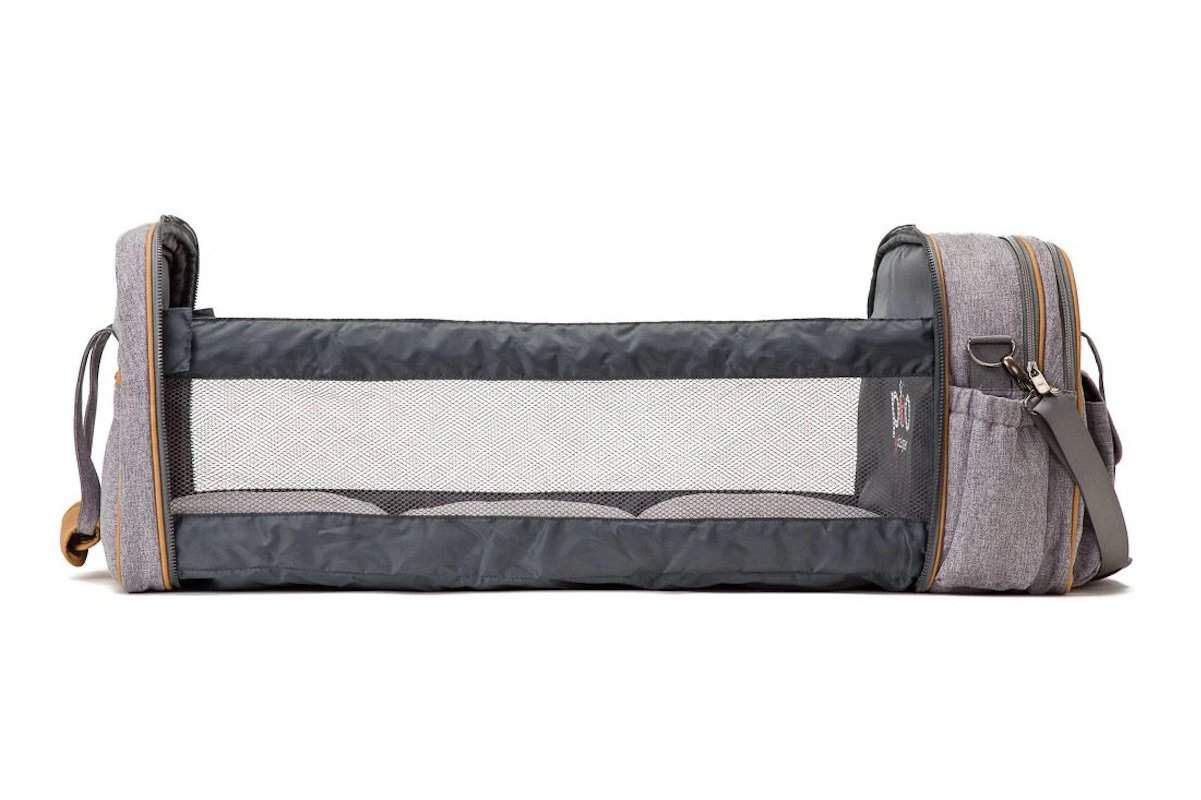 Bizzi Growin POD® Pusletaske og rejseseng - Windsor Grey