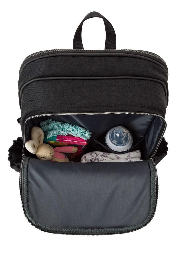 Bizzi Growin RucPOD® Pusletaske og rejseseng - Chelsea Black