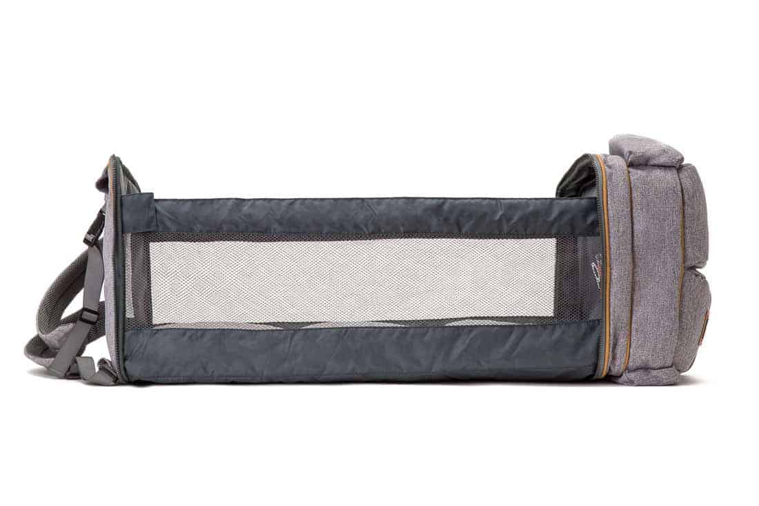 Bizzi Growin RucPOD® Pusletaske og rejseseng - Windsor Grey