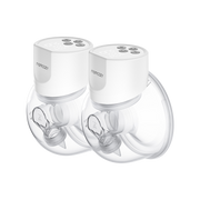 Momcozy S12 Pro dobbelt bærbar brystpumpe – hvid