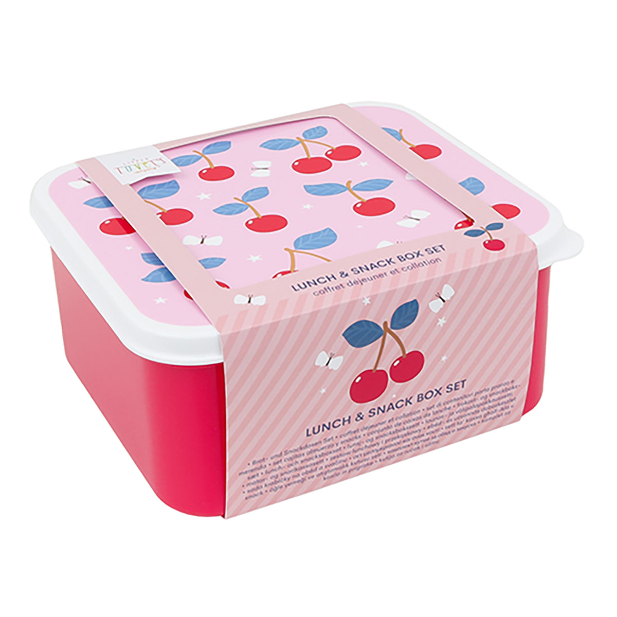 Lunch & snack box set - Cherries