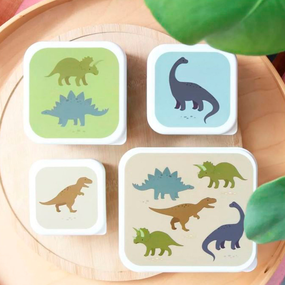 Lunch & snack box set - Dino