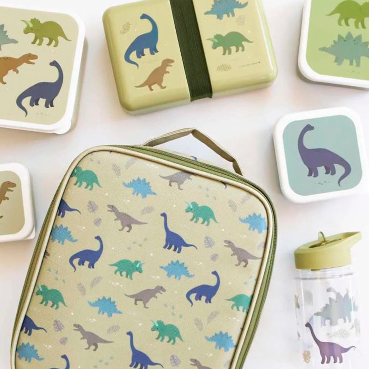 Lunch & snack box set - Dino