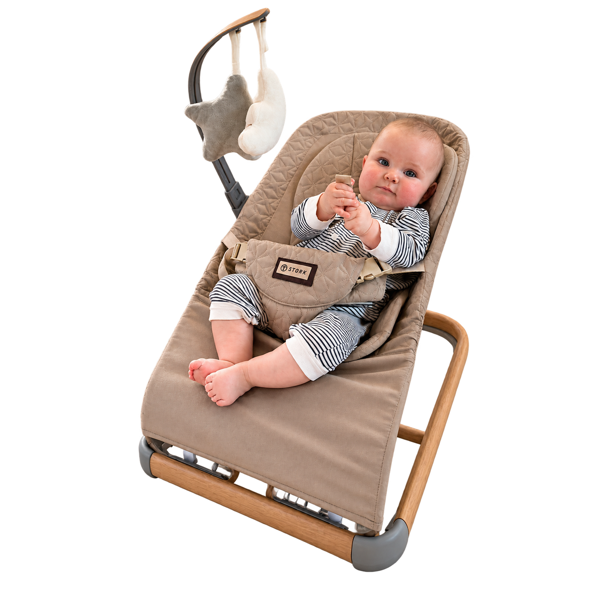 Stork Home Bouncer - Beige