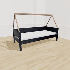 Manish-h Saga Børneseng 90x200 - Black