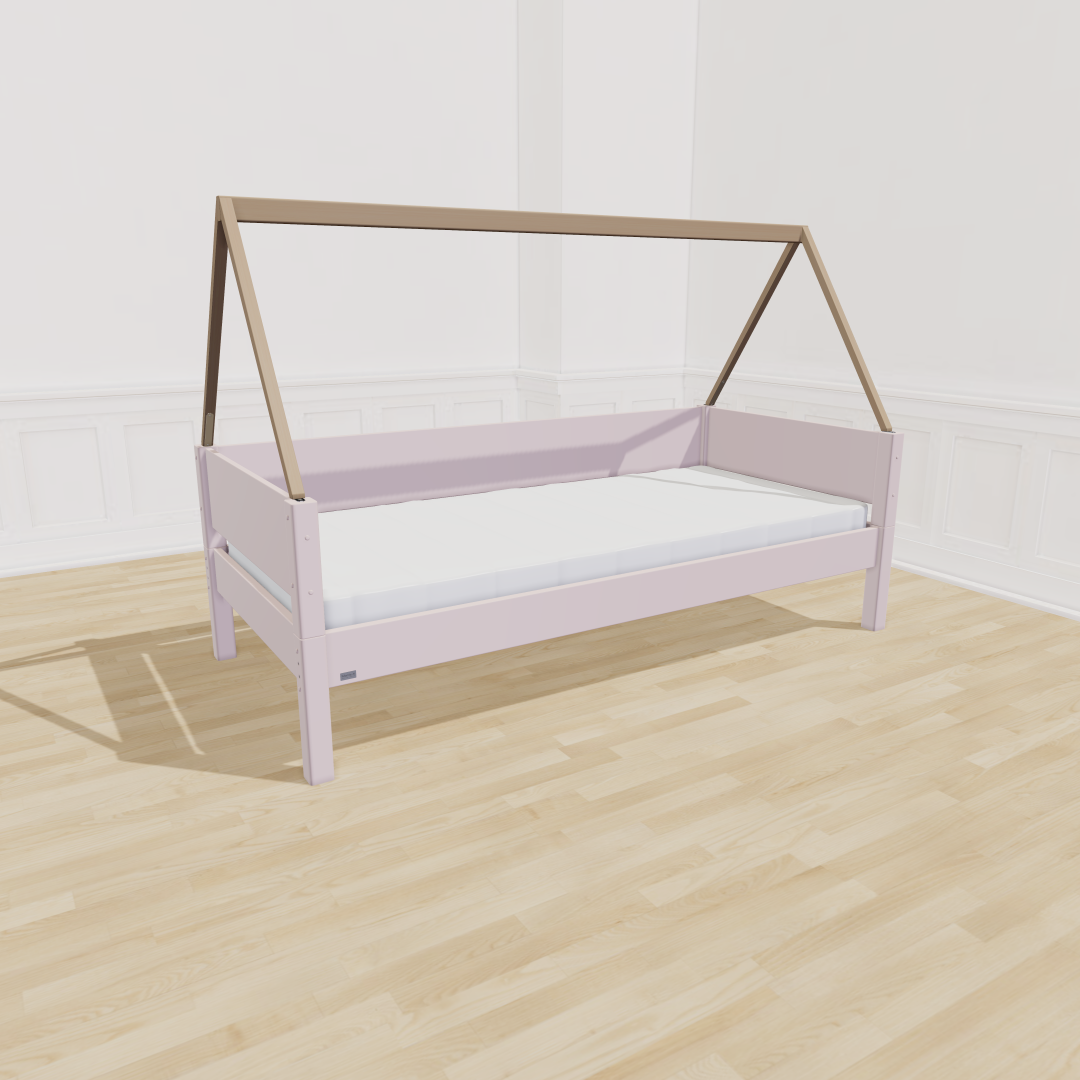 Manish-h Saga Børneseng 90x200 - Natural Rose