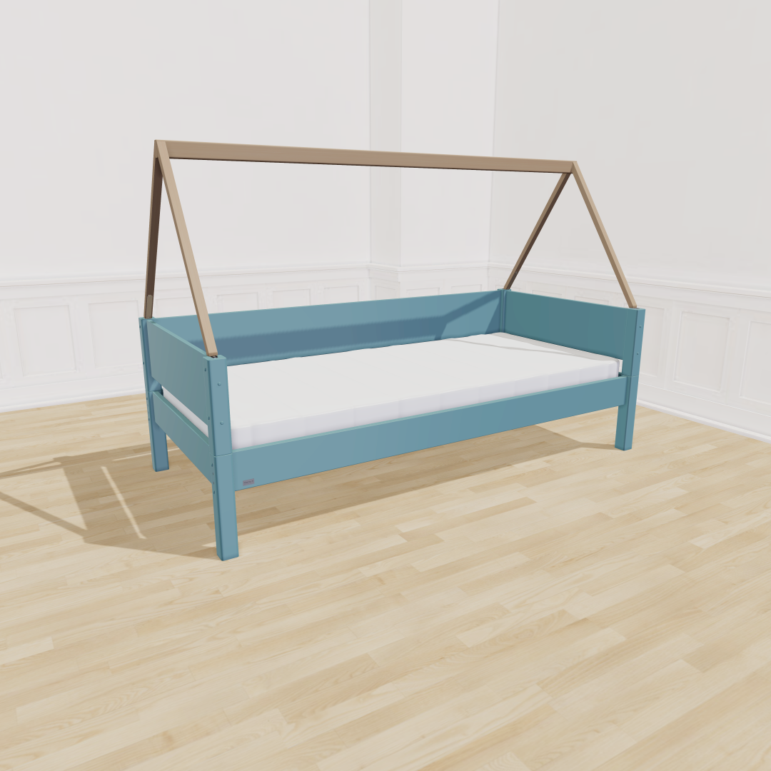 Manish-h Saga Børneseng 90x200 - Ocean Blue