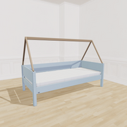 Manish-h Saga Børneseng 90x200 - Sky Blue