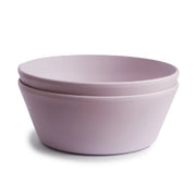 Mushie Dinner Bowl round - round - soft lilac (set of 2 pcs)