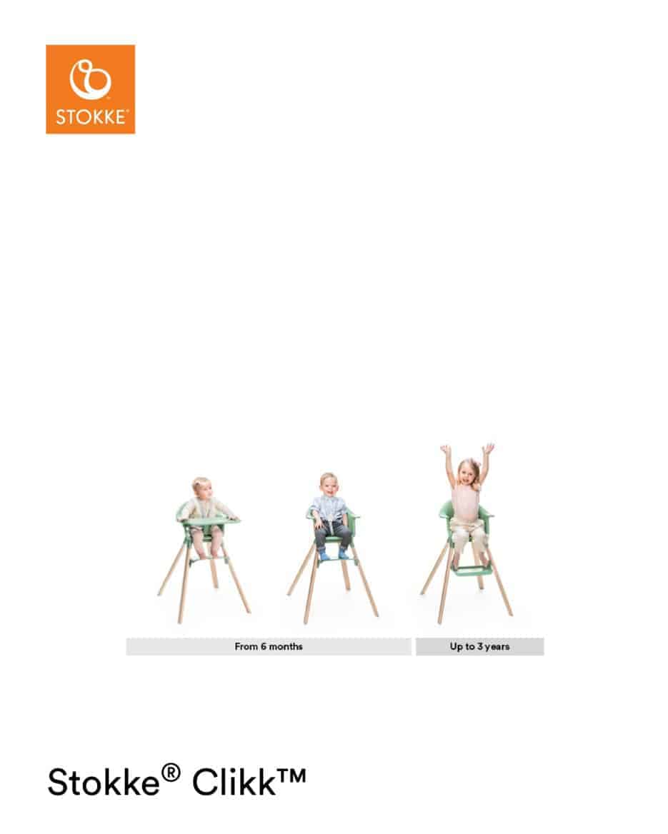 Stokke® Clikk™ højstol - hvid