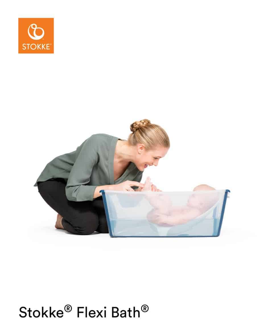 Stokke® Flexi Bath® sampak - hvid/grå med stativ