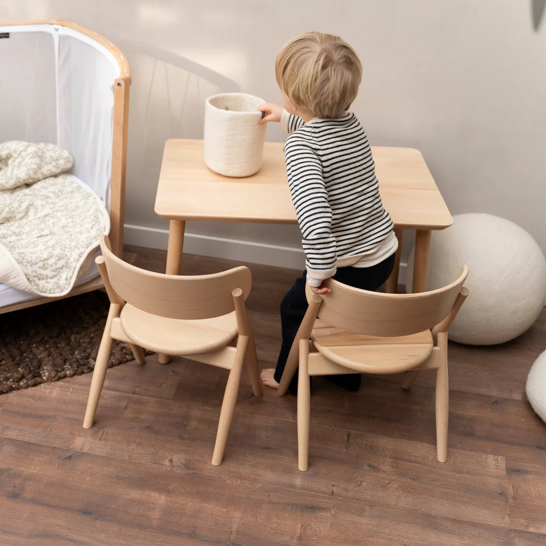 Curve Lab Skrivebord - Massiv Bøgetræ