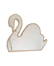 Maseliving svane spejl - egetræ