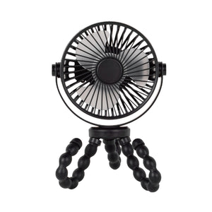 Titaniumbaby Ventilator t/klap- & barnevogn genopladelig - sort