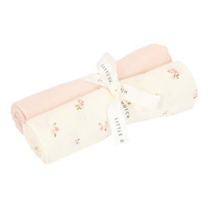 Little Dutch - Stofbleer 2 pak muslin 70 x 70 cm Fairy Blossom & Blossom