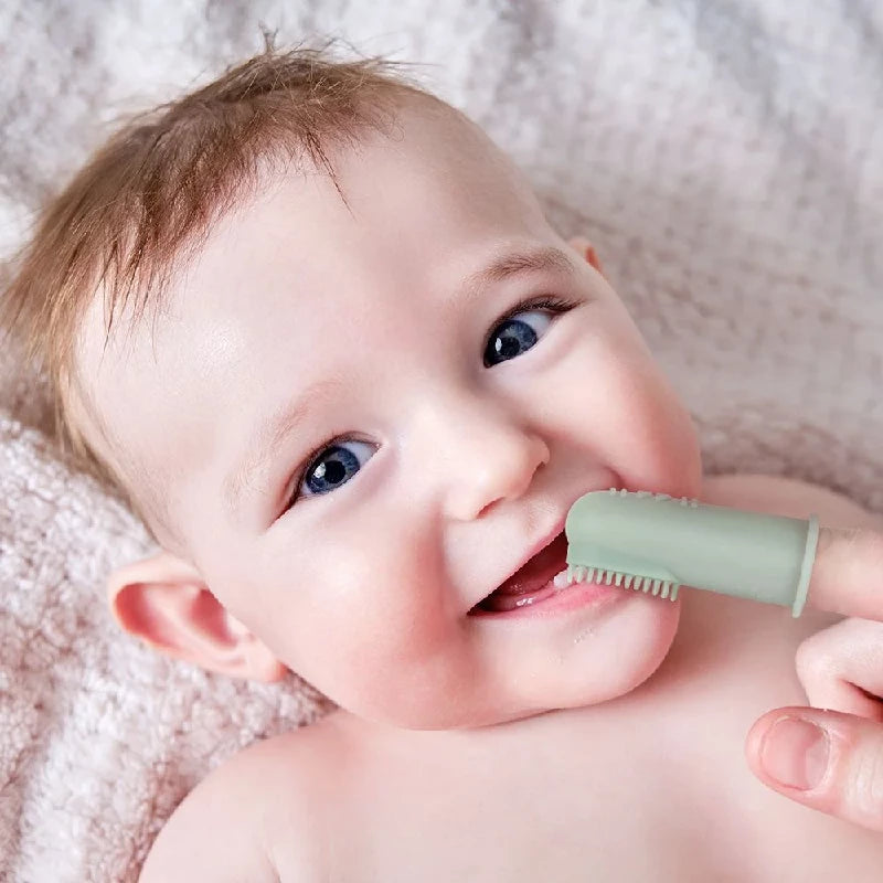 Haakaa Fingertandbørste - Pea Green