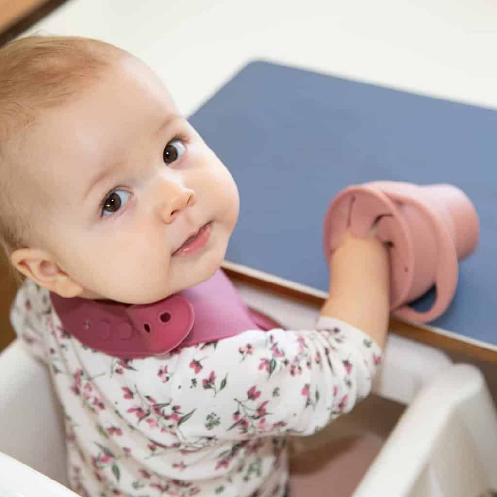 Tiny Tot Snack Cup Støvet Rosa