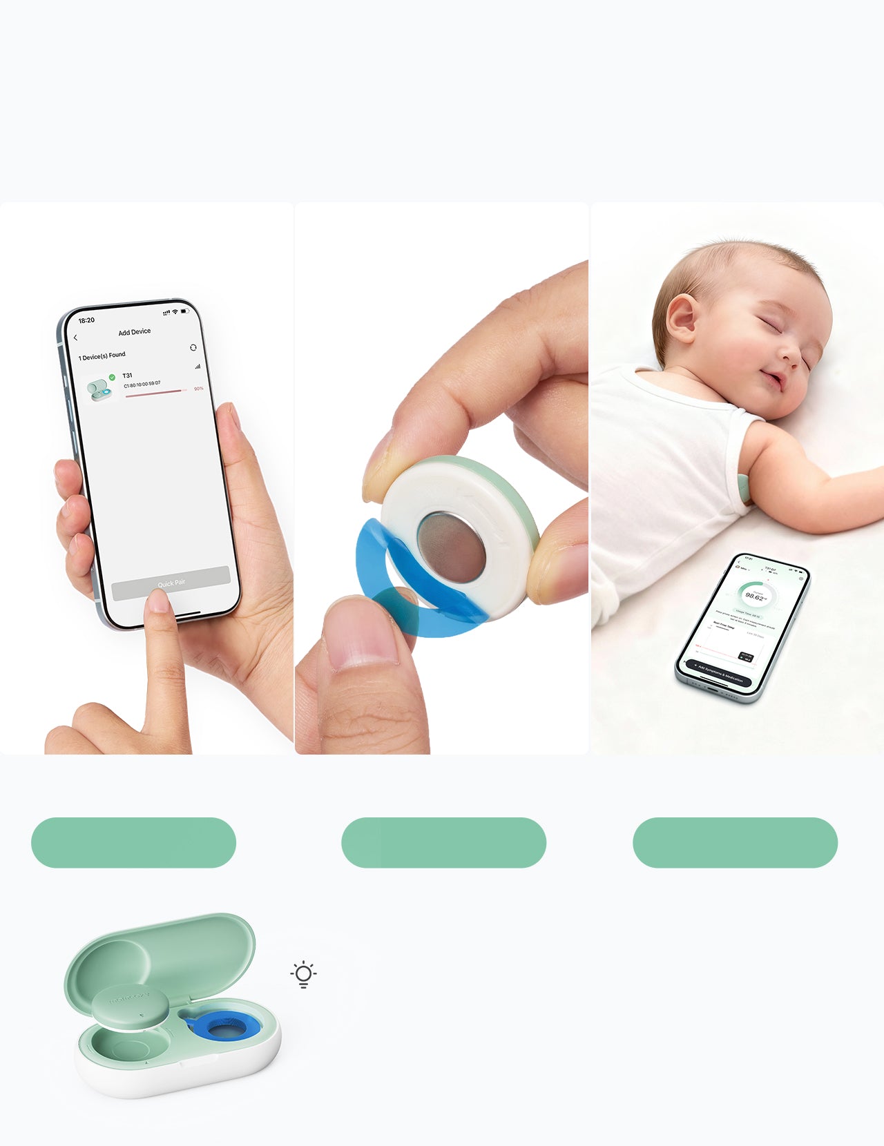 Momcozy Smart Baby termometer