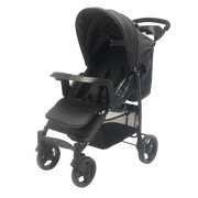Basson Baby Foldevogn Antrasit inkl. regnslag