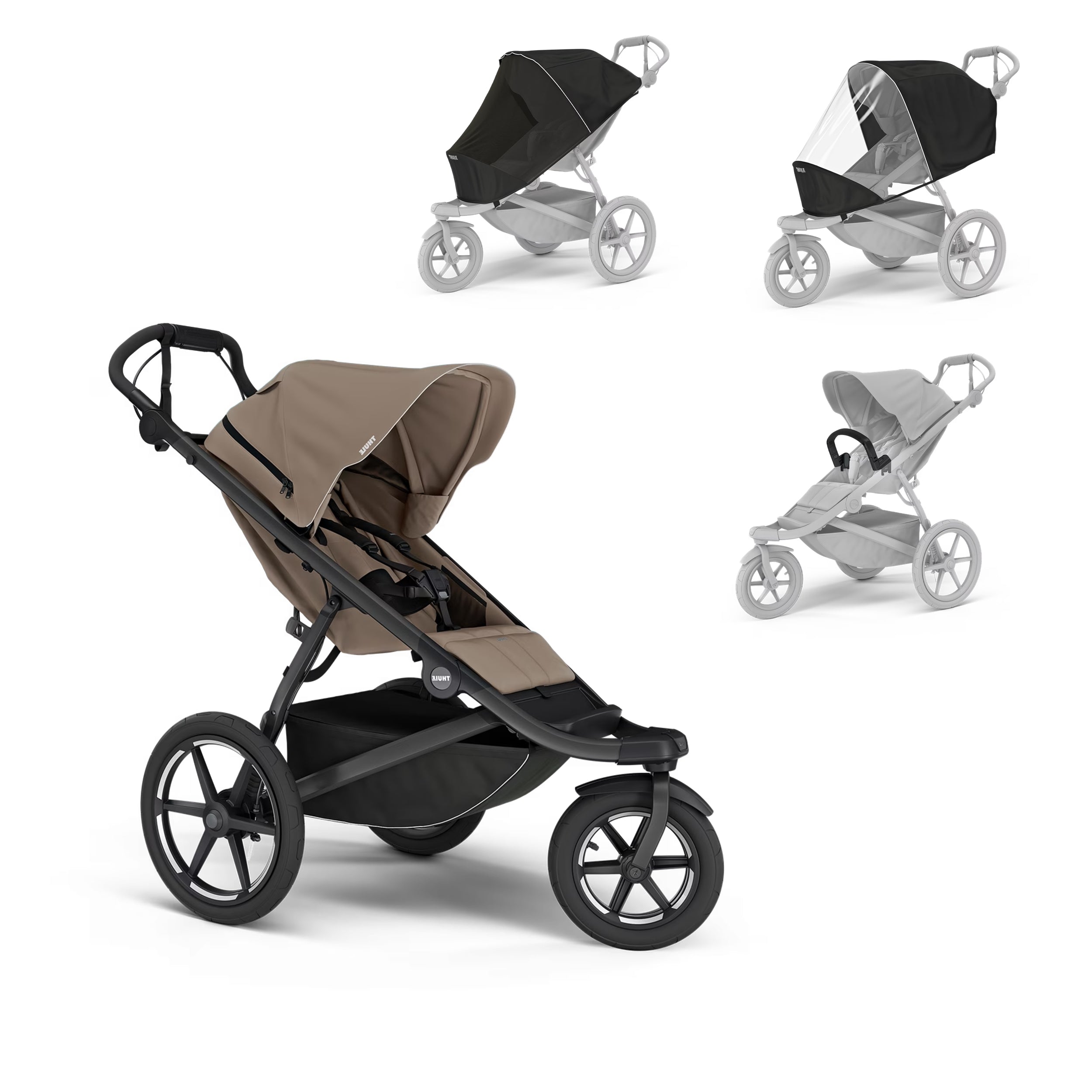 Thule Urban Glide 3 inkl. Tilbehør - Flere Farver