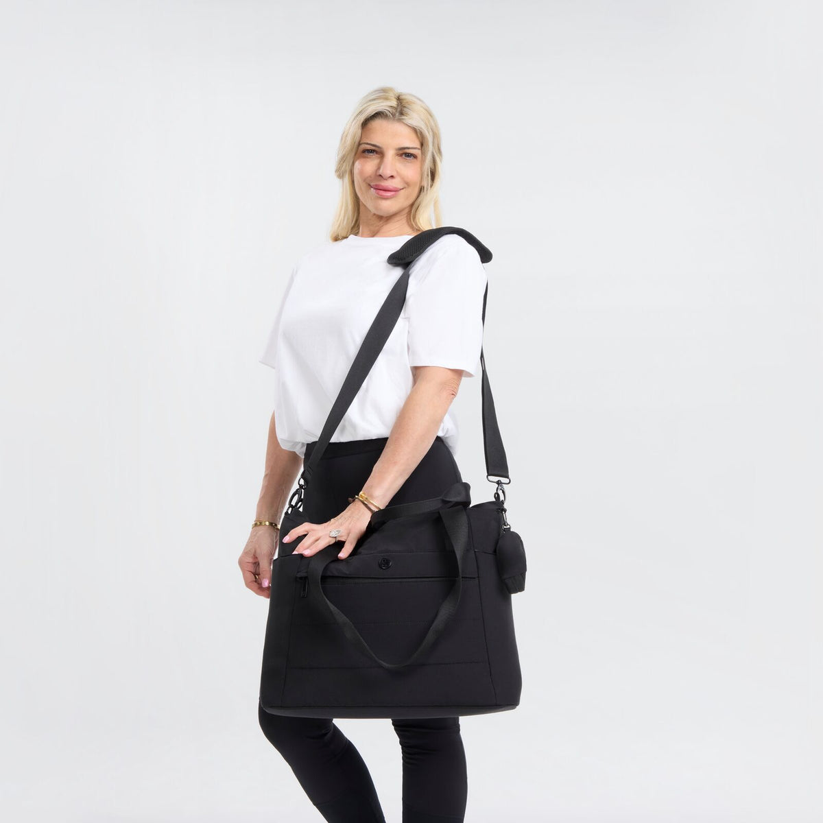 Huggies Tiny Traveler Diaper Tote – Black