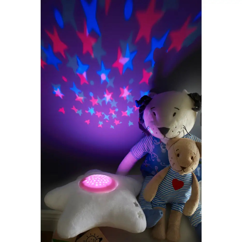 Twinkle Lights natlampe - Stjerne hvid