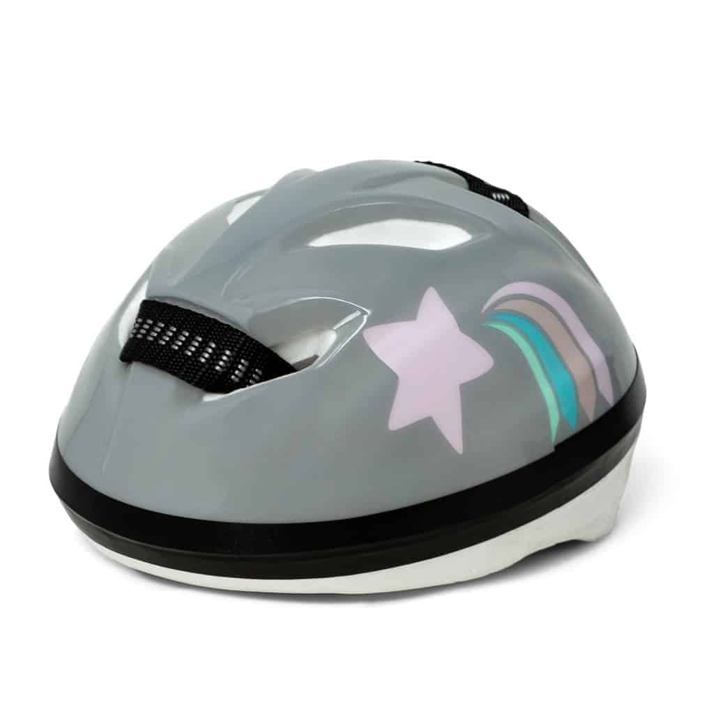 CYKELHJELM TIL DUKKE - GRÅ