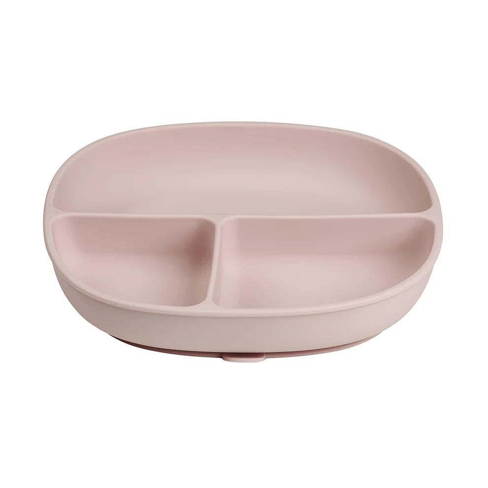 b.box Tallerken m/låg silikone - Rosa