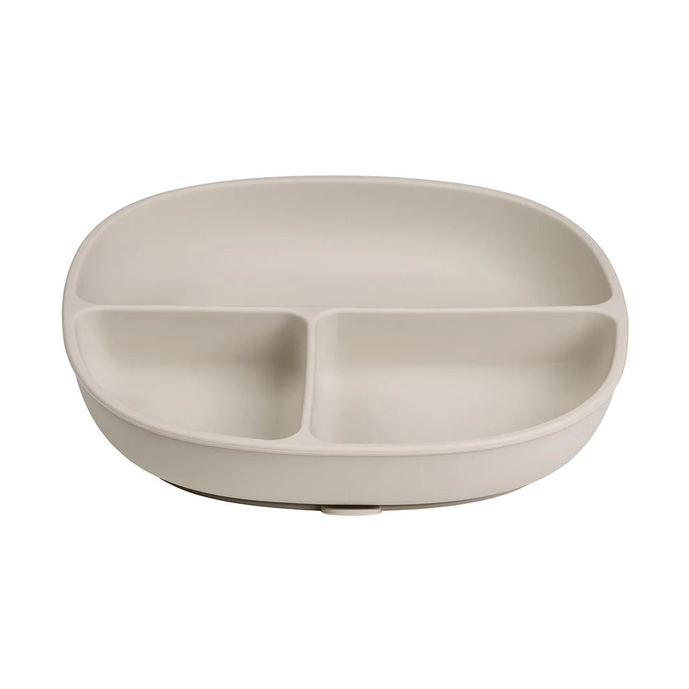 b.box Tallerken m/låg silikone - Beige