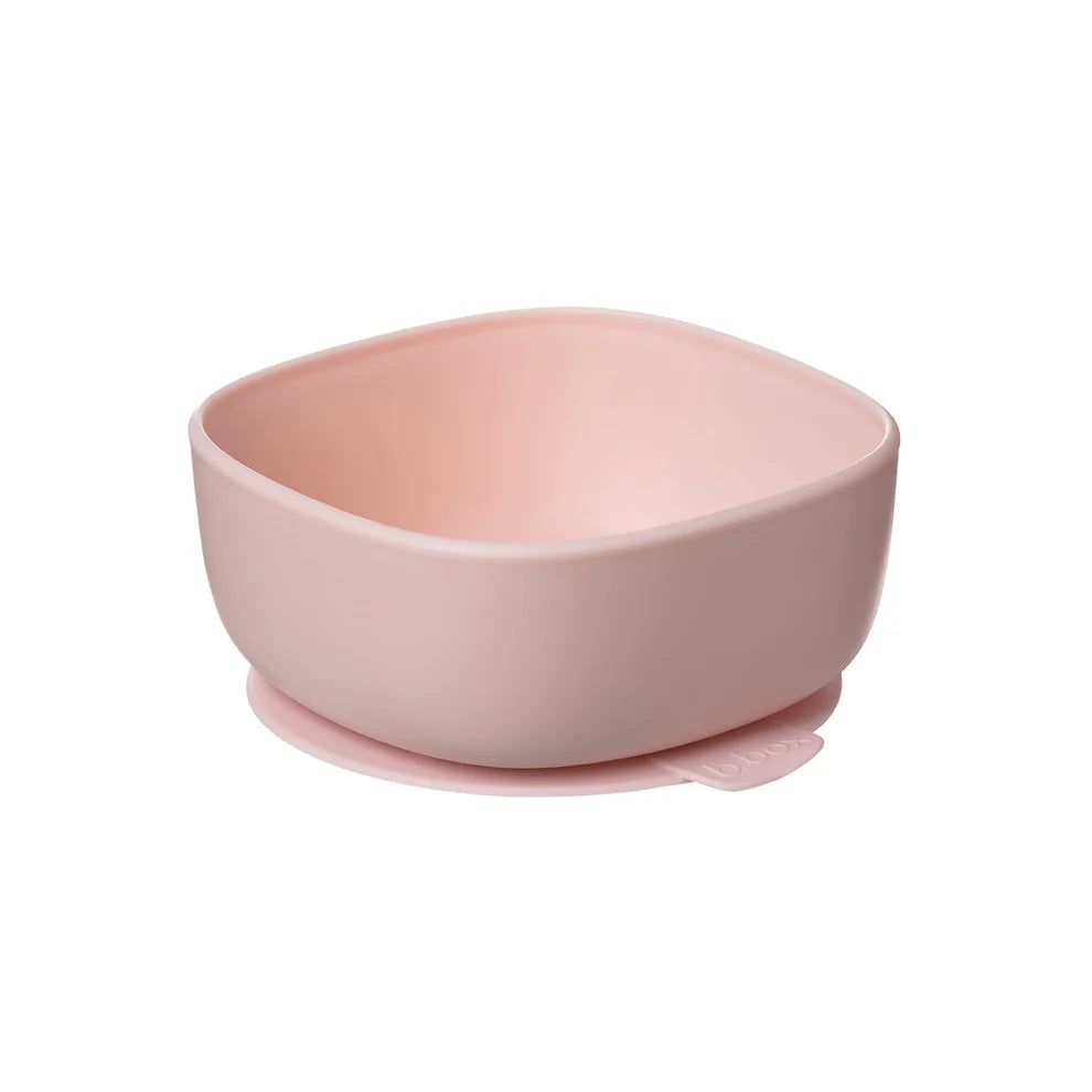 b.box Skål med sugefod 2-pak - rosa