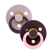 BIBS Studio Colour 2 PACK Fusion Latex Size 2 Dusky Lilac Plum mix