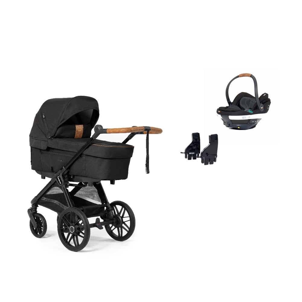 Emmaljunga Big Star SENTO Outdoor Black + Autostolspakke