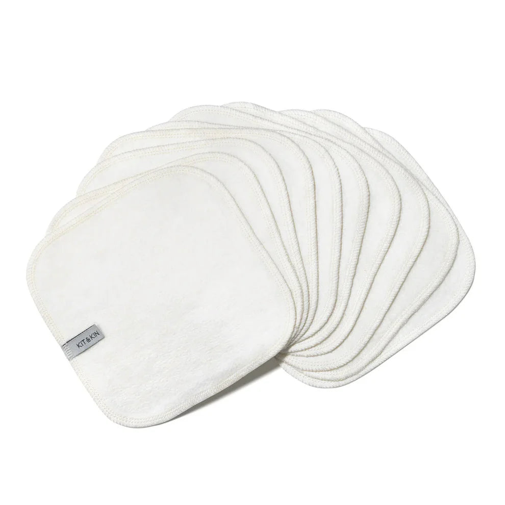 Kit & Kin Genanvendelige babyservietter, 10 stk