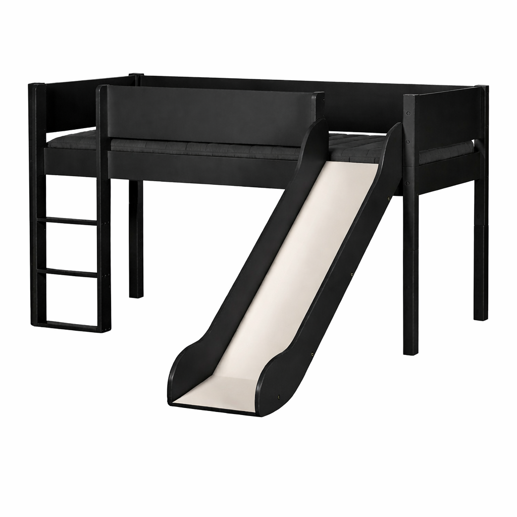 Loke Halvhøjseng med rutsjebane - Flere Farver