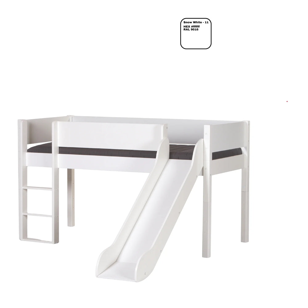 Loke Halvhøjseng med rutsjebane - Flere Farver