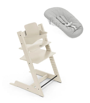 Stokke Tripp Trapp Bundle - Højstol, Babyset og Newborn - Vanilla White