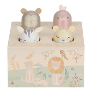 Little Dutch - Pop-up legetøj - Safari Friends
