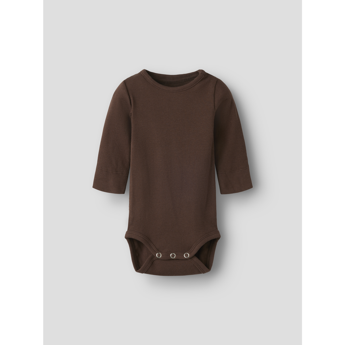 Name It Ensfarvet langærmet body til baby/neutral